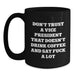 Funny Vice President Gifts for Men, Unique Black Coffee Mug with Don't Trust A Vice President That Doesn't Drink Coffee And Say F--k A Lot, Gifts from Friends to Vice President - Main
