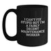 Funny Maintenance Worker Black Coffee Mugs Gifts for Him from Friends - Christmas Unique Gifts for Men Maintenance Workers - Main