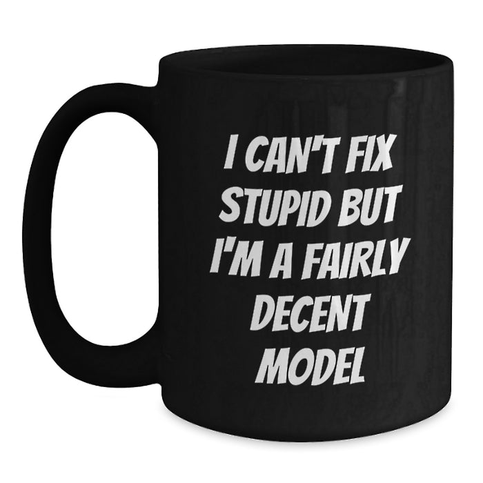Funny Model Love Gifts from Friends Funny Black Coffee Mugs for Model Valentine's Unique Gifts - Main