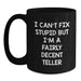 Funny Teller Black Coffee Mugs For Men Women Friends Family - Gifts from Men Women Friends Family - Valentine's Unique Gifts for Teller Lovers - Main