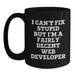 Funny Web Developer Gifts from Men, Unique Black Coffee Mug for Web Developer, Christmas Unique Gifts - Main