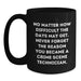 Gifts for Crime Scene Technician, Funny Valentine's, Black Coffee Mug - Never Forget Your Reason, Gifts from Family - Main