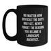 Funny Landscape Architect Black Coffee Mug Gifts from Friends to Coworkers on Valentine's - Main