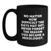 Funny Mixologist Gifts for Men Birthday Unique Black Coffee Mug from Friends - Main