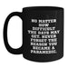 Funny Rescue Worker Gifts for Men Women Friends Family Members - Black Coffee Mug with Inspirational Quote for Rescue Worker Enthusiasts - Main