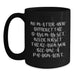 Funny Inspirational Gifts for Pharmacist from Men, Unique Mother's Day Unique Gift Ideas for Her, Black Coffee Mug, Never Forget the Reason - Main