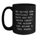 Funny Inspirational Tool Maker Black Coffee Mug Gifts from Men to Tool Makers on Christmas - Main