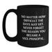 Funny Vice-principal Gifts from Friends, Black Coffee Mug, Inspirational Quote for Vice-principal, Valentine's Unique Gifts - Main