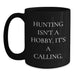 Funny Hunting Quotes Black Coffee Mugs, Gifts from Men for Dad's Hunting Adventures, 15oz Ceramic Mug for Dad Father's Day Unique Gifts - Main