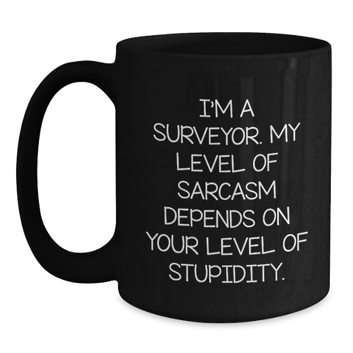 Funny Surveyor Gifts for Men from Friends Christmas Unique Mug Ideas - Main