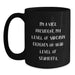 Funny Vice President Gifts for Birthday - Black Coffee Mug with Sarcasm Quote from Friends - Main