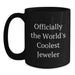 Funny Jeweler Gifts from Men, World's Coolest Black Coffee Mug for Women, Christmas Unique Presents - Main