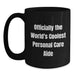 Funny Personal Care Aide Gifts for Men, Women, Friends, and Family - Officially the World's Coolest Personal Care Aide Inspired Black Coffee Mug - Main