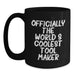 Funny Tool Maker Gifts from Friends, Inspirational Quotes for Tool Makers, Black Coffee Mug, Graduation Unique Gifts - Main