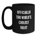 Funny Valet Gifts from Men to Friends - Officially The World's Coolest Valet Black Coffee Mug for Birthday Unique Gifts - Main