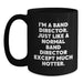 Funny Band Director Gifts for Men, Black Coffee Mug, Christmas Unique Presents from Friends, Band Director Humorous Quote - Main