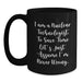 Funny Nuclear Technologist Gifts for Him - 'I Am A Nuclear Technologist' Black Coffee Mug, Unique Graduation Unique Gifts for Friends Family Coworkers - Main