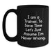 Funny Trainer Mug Gifts from Friends for Men on Birthday Unique Occasions - Main