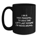 Funny Christmas Unique Gifts for Vice-principal, Unique Black Coffee Mug, 'I Am A Vice-principal. To Save Time Let's Just Assume I'm Never Wrong.' Quote, Perfect for Vice-principal Men or Women - Main