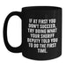 Funny Sheriff Deputy Gifts for Men, Graduation Unique Mugs from Friends, Sheriff Deputy Black Coffee Mug with Humor - Main