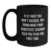 Funny Substitute Teacher Quotes Black Coffee Mugs Gifts from Friends for Graduation Unique - Main