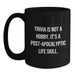 Funny Trivia Is Not A Hobby Gifts for Trivia Enthusiasts, Black Coffee Mug, Unique Graduation Unique Gifts from Family to Friends, Graduation Day - Main