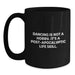Dancing Enthusiast Gifts for Men, Funny Black Coffee Mug, Graduation Unique Gifts from Friends - Main