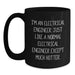 Electrical Engineer Funny Quote Black Coffee Mug Gifts from Friends for Birthday - Main
