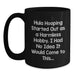 Hula Hooping Humor Gifts from Friends, Unique Black Coffee Mugs for Graduation, Hula Hooping Started Out As A Harmless Hobby. I Had No Idea It Would Come To This... Funny Quote - Main