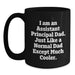 Funny Assistant Principal Gifts for Dad - Black Coffee Mug - I'm a Principal Dad Except Much Cooler - Main