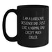 Funny Landscape Designer Gifts from Dad - I Am A Landscape Designer Dad Black Coffee Mug for Graduation Unique Gifts - Main