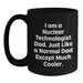 Funny Nuclear Technologist Dad Black Coffee Mug, Ideal Gifts from Mom and Dad for Graduation, Unique Nuclear Technologist Gifts for Him - Main