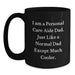 Cool Dad Personal Care Aide Funny Black Coffee Mug Gifts for Personal Care Aide Men, Gifts from Dad, Personal Care Aide Dad Graduation Unique Gifts - Main