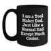 Funny Tool Maker Dad Gifts from Men to Tool Maker, Unique Black Coffee Mug, I Am A Tool Maker Dad Just Like A Normal Dad Except Much Cooler, Graduation Unique Gifts - Main