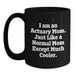 Funny Actuary Mom Black Coffee Mug Gifts for Actuary Friends and Family Graduation Unique Ideas from Mom - Main