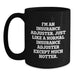 Funny Insurance Adjuster Gifts for Men, Black Coffee Mug with Sassy Quote, Gifts from Friends and Family for Christmas Morning - Main