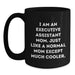 Funny Executive Assistant Mom Graduation Gifts, 11oz/15oz Black Coffee Mugs for Executive Assistant Friends, Gifts from Family to Executive Assistant Women - Main