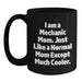 Funny Mechanic Gifts from Mom to Mechanic Friends, Graduation Unique Gifts for Mechanic Men and Women, Black Coffee Mug - Main