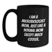 Funny Microbiologist Gifts for Mom, Black Coffee Mug for Graduation, Unique Gifts from Mom - Main