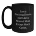 Funny Paralegal Gifts for Paralegal Mom, Best Black Coffee Mug for Graduation Unique Gifts from Friends - Main