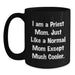 Fun Priest Mom Black Coffee Mugs Gifts for Priest Graduation - Cool Funny Quote - Main