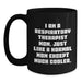 Funny Respiratory Therapist Mom Gifts, Black Coffee Mug for Graduation Unique Gifts from Family, Friends, and Coworkers - Main