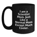 Funny Scientist Mom Gifts for Scientist, Unique Black Coffee Mug, Graduation Unique Gifts from Mom to Mom - Main