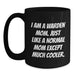 Warden Mom Graduation Unique Gifts for Her, Funny Black Coffee Mug, Quote 'I Am A Warden Mom' - Main