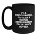 Funny Neurosurgeon Gifts for Men, Christmas Unique Mugs from Friends, Black Coffee Mug, 'I'm A Neurosurgeon...' - Main