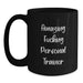 Personal Trainer Quotes Funny Gifts from Friends to Graduation Unique Black Coffee Mugs - Main