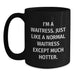 Funny Waitress Gifts for Christmas, Black Coffee Mug, I'm a Waitress Gifts from Men to Friends - Main