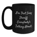 Funny Sheriff Gifts from Friends for Men's Graduation Unique Black Coffee Mug - I'm That Sexy Sheriff Everybody's Talking About. - Main