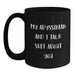 Funny Abyssinian Cat Gifts from Friends, Unique Black Coffee Mugs for Graduation, 'My Abyssinian And I Talk Shit About You' Quote - Main
