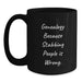 Genealogy Gifts from Family - Funny Genealogy Quotes Black Coffee Mug for Genealogy Enthusiasts and Graduation Unique Gifts from Mom - Main